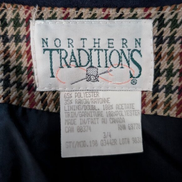 Vintage Plaid Blazer - Picture 2 of 2